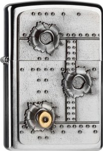 Zippo zapalovač 21805 3D Bullet Holes