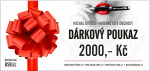 Dárkový poukaz na 2000,- Kč