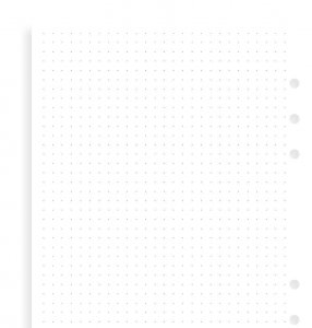 Filofax A5 tečkovaný papír, 30 listů