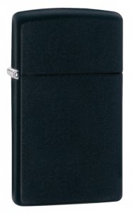 Zippo zapalovač 26111 Black Matte Slim