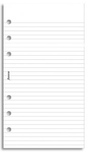 Filofax linkovaný papír 30 listů - Osobní