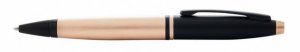 Cross Calais Brushed Rose Gold Matte Black, kuličkové pero