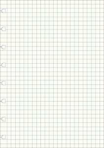 Filofax náhradní listy do zápisníků A4 - čtverečkované