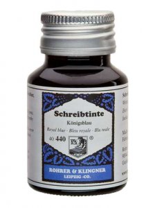 Rohrer & Klingner Royal Blue lahvičkový inkoust modrý 50 ml