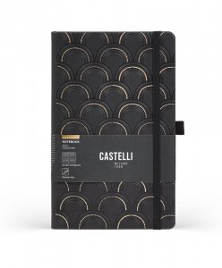 Castelli Gold Art Deco L linkovaný zápisník