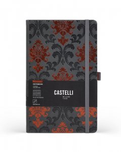 Castelli Copper Baroque S linkovaný zápisník