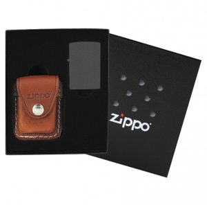 Zippo dárková kazeta 44065 s hnědým pouzdrem