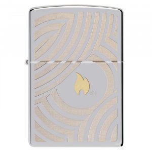 Zippo zapalovač 22112 Flame and Circles Design